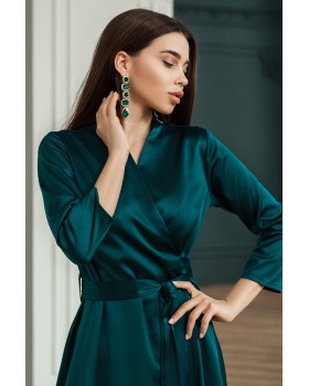 Платье Вечер зеленый-foto3