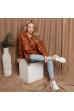 Рубашка Ксюша терракот